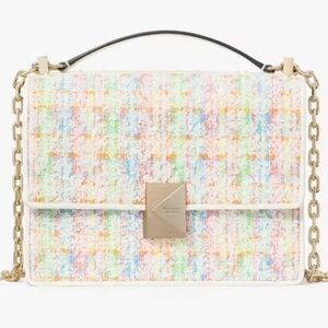 Kate spade Deco Tweed Chain Shoulder Bag- NWT